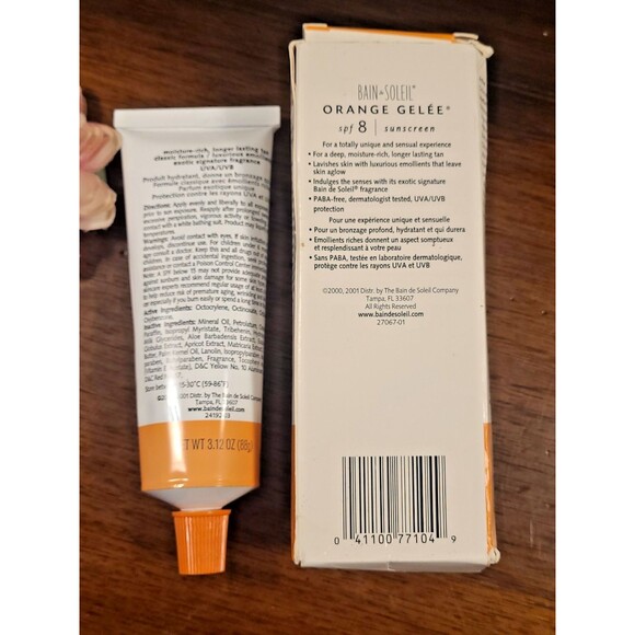 BAIN de SOLEIL Orange Gelee SPF 8 Sunscreen Classic 3.12 oz SHELFWARE Gel - Picture 16 of 16